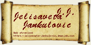 Jelisaveta Jankulović vizit kartica